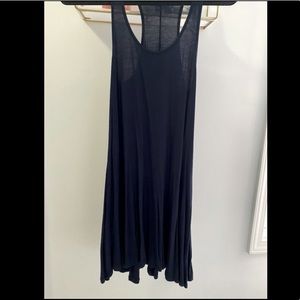 Dark blue flowy dress